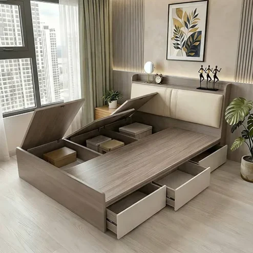 Giường ngủ cao cấp hiện đại GN-384