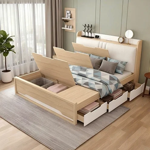 Giường ngủ đẹp hiện đại GN-369