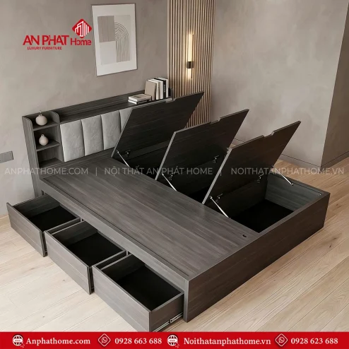 Đóng giường ngủ theo yêu cầu đẹp giá rẻ