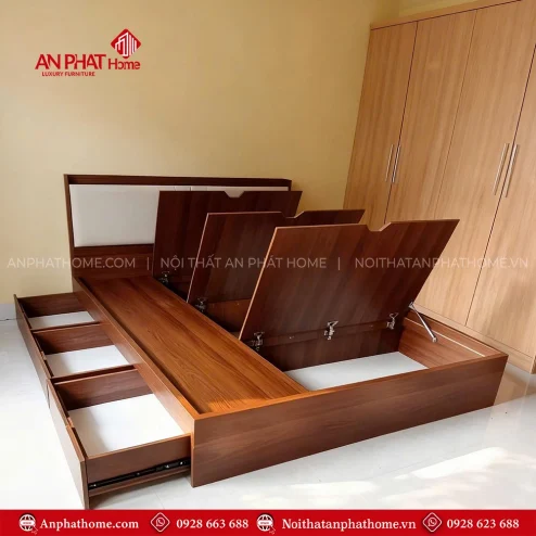 Giường ngủ gỗ MDF đẹp GN-370