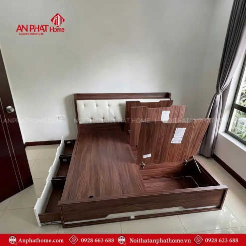 Mẫu giường ngủ thông minh tiết kiệm diện tích