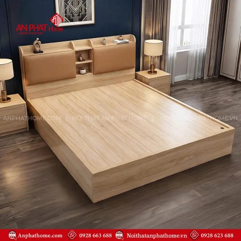 Mẫu giường ngủ đơn giản hiện đại