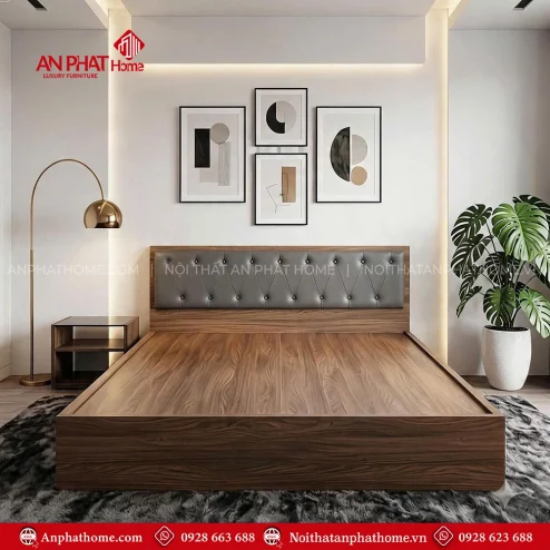Giường ngủ gỗ công nghiệp MDF đẹp giá rẻ