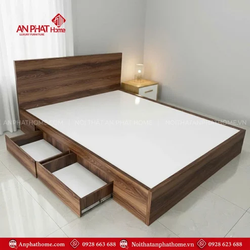 Giường ngủ gỗ cap cấp GN-366