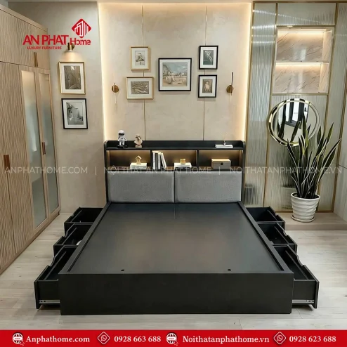 Mẫu giường ngủ hiện đại đẹp nhất