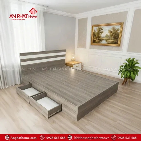 Giường ngủ tối giản đẹp GN-367