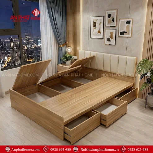 Giường ngủ cao cấp sang trọng