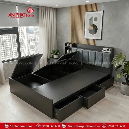 Mẫu giường ngủ hiện đại đẹp nhất