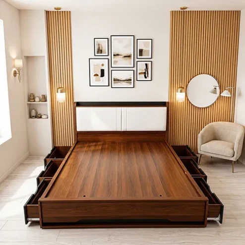 Mẫu giường ngủ hiện đại đẹp GN-389