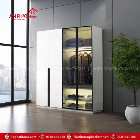 Tủ Áo Cánh Kính Cao Cấp TA-509