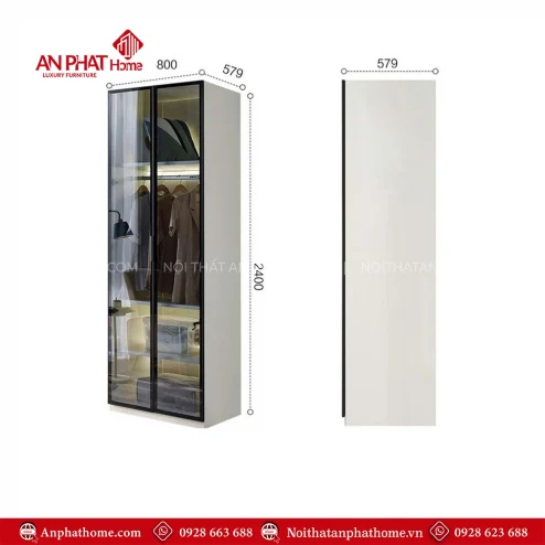 Thiết kế tủ quần áo cho phòng ngủ nhỏ