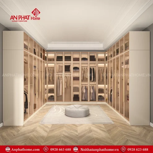 Tủ Áo Cánh Kính Cao Cấp TA-563