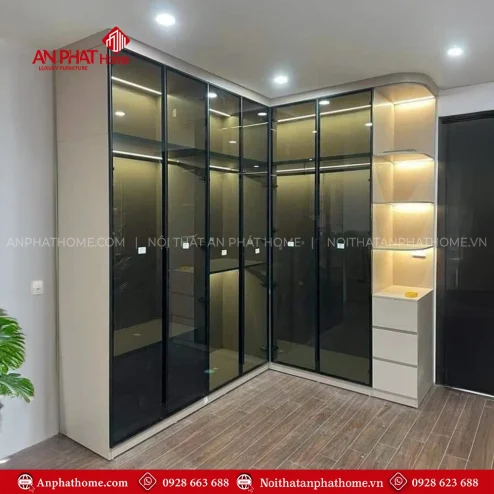 Tủ Áo Cánh Kính Hiện Đại Đẹp TA-511
