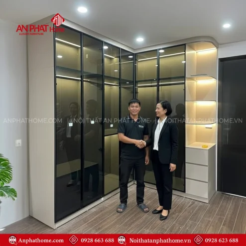 Mẫu tủ quần áo đơn giản mà đẹp