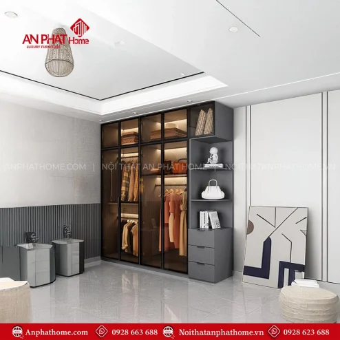 Đóng tủ quần áo gỗ công nghiệp