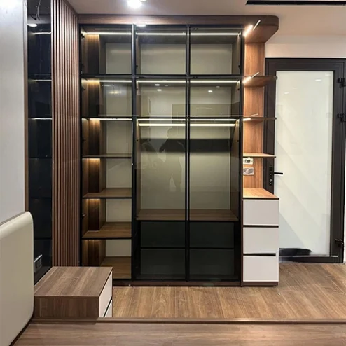 Tủ Áo Cánh Kính Hiện Đại TA-518