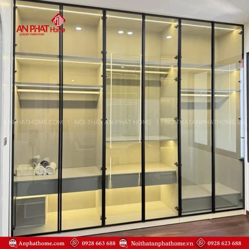 Tủ Áo Cánh Kính Hiện Đại TA-554
