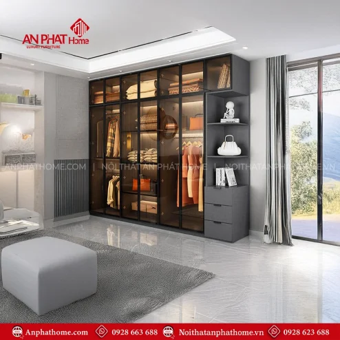 Tủ quần áo gỗ công nghiệp giá rẻ