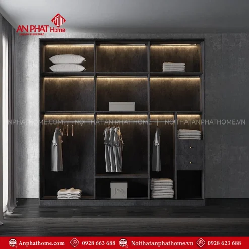 Tủ quần áo đơn giản mà đẹp