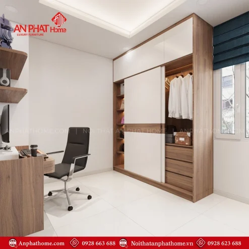 Tủ quần áo cửa lùa 2 cánh, 3 cánh