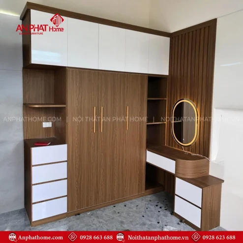 Tủ Áo Gỗ Công Nghiệp MDF TA-581