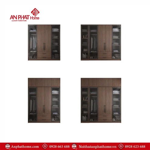 Tủ quần áo đơn giản mà đẹp