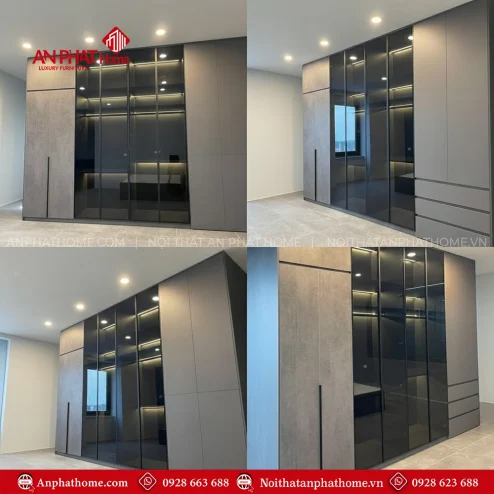 Mẫu tủ quần áo trong phòng ngủ hiện đại