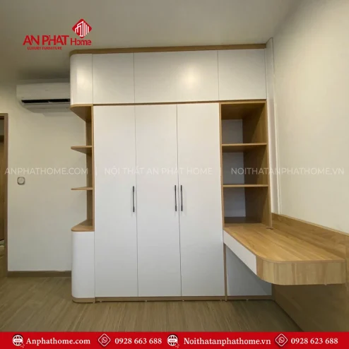 Tủ Áo Kịch Trần Gỗ MDF TA-565