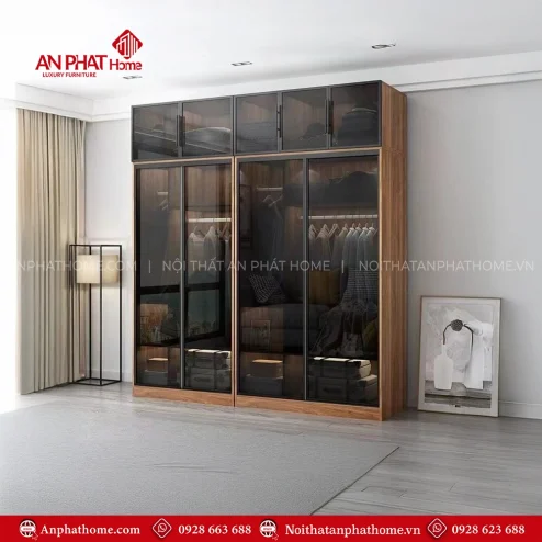 Thiết kế tủ quần áo cho phòng ngủ nhỏ theo yêu cầu