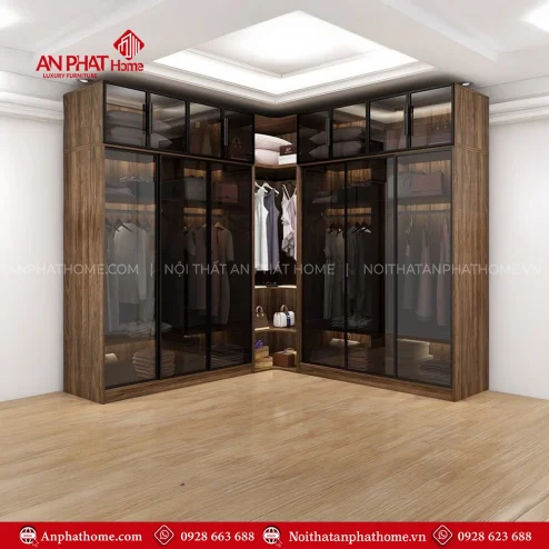 Mẫu tủ quần áo trong phòng ngủ đẹp hiện đại