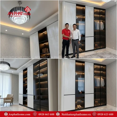 Tủ quần áo gỗ công nghiệp MDF