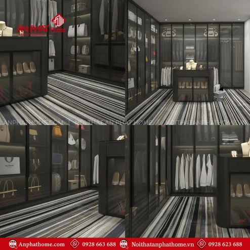 Mẫu tủ quần áo trong phòng ngủ đẹp hiện đại