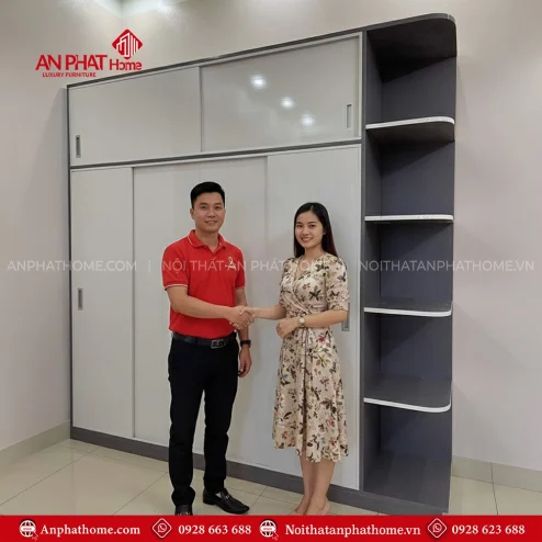 Tủ quần áo gỗ công nghiệp MDF