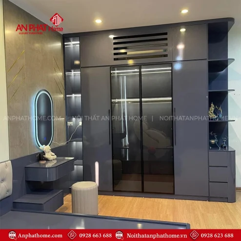 Tủ Đựng Quần Áo Cánh Kính TA-529