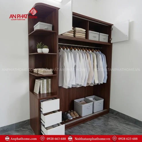 Mẫu tủ quần áo trong phòng ngủ