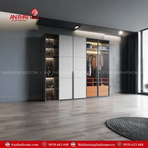 Tủ Đựng Quần Áo Cao Cấp TA-591
