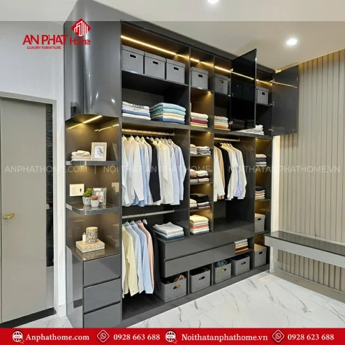 Tủ quần áo gỗ công nghiệp Hà Nội