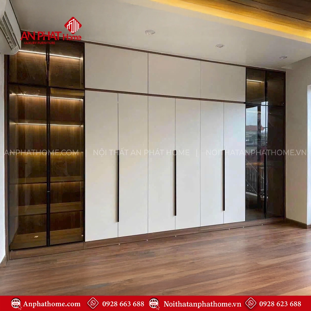 Tủ Quần Áo Cánh Kính Hiện Đại TA-506 5 Tủ Quần Áo Cánh Kính Hiện Đại TA-506