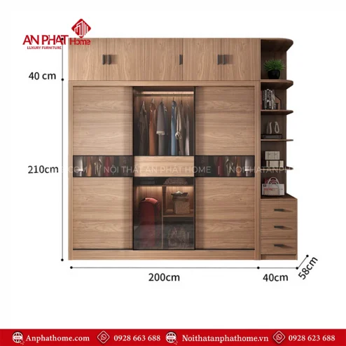 Đóng tủ quần áo theo yêu cầu