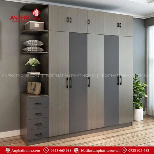 Tủ Quần Áo Gỗ Hiện Đại TA-580
