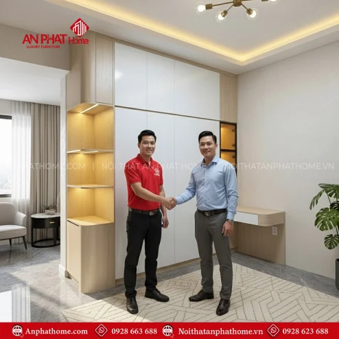 Mẫu tủ quần áo trong phòng ngủ hiện đại