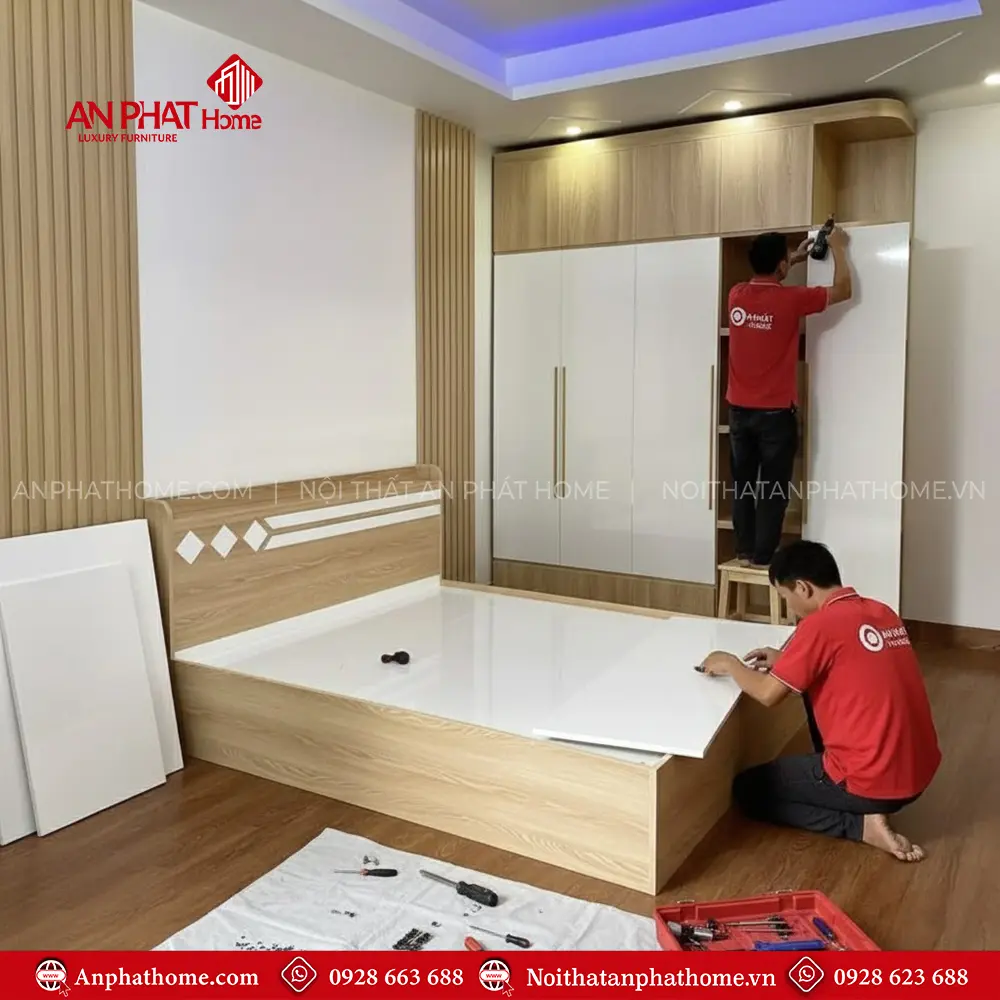 Combo Giường Tủ Đẹp Cho Phòng Ngủ CB-19 6 Combo Giường Tủ Đẹp Cho Phòng Ngủ CB-19