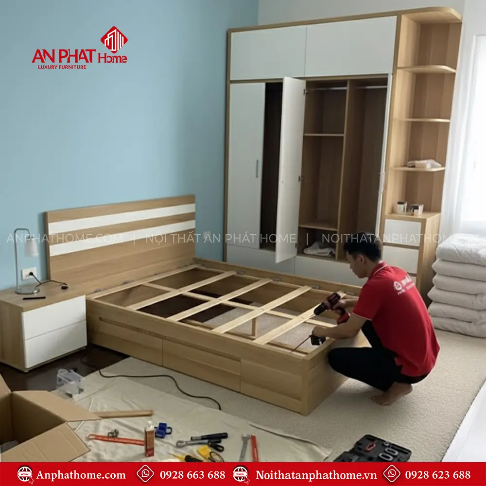 Combo Giường Tủ Đẹp Cho Phòng Ngủ CB-67 8 Combo Giường Tủ Đẹp Cho Phòng Ngủ CB-67