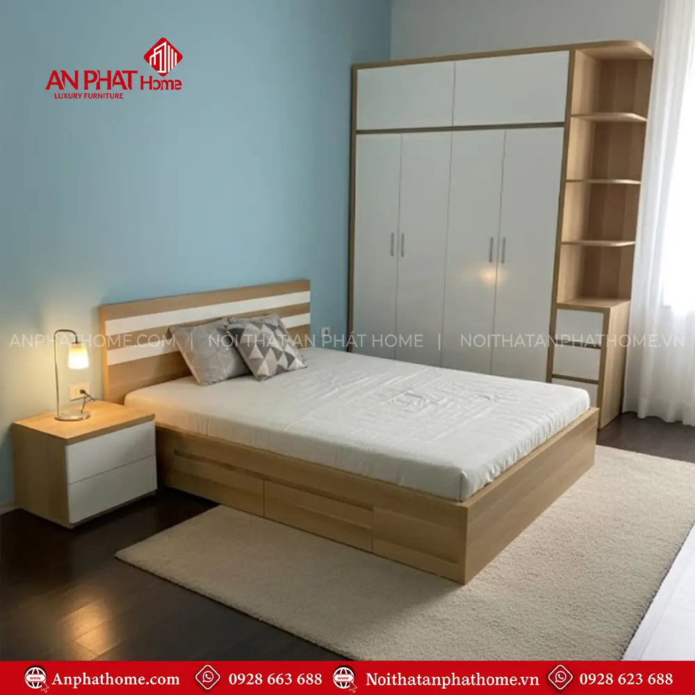 Combo Giường Tủ Đẹp Cho Phòng Ngủ CB-67 7 Combo Giường Tủ Đẹp Cho Phòng Ngủ CB-67