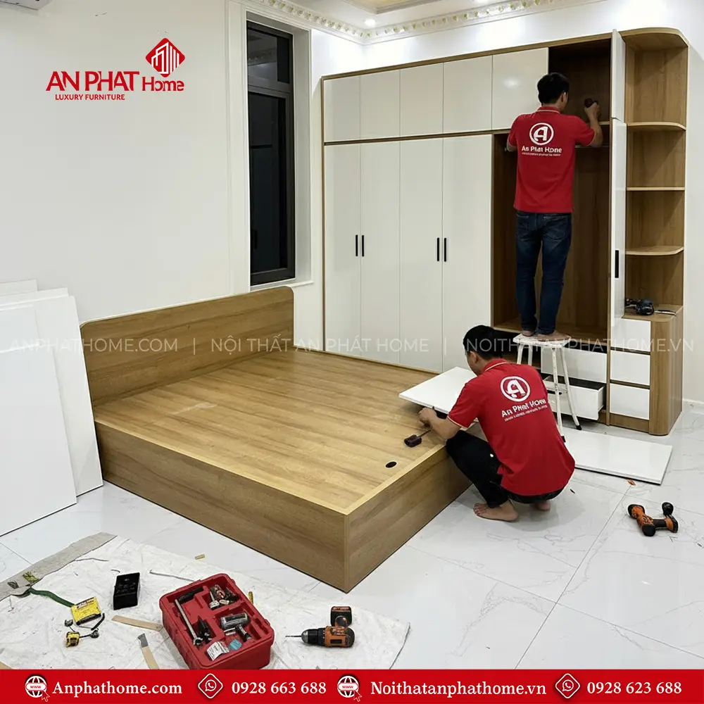 Combo Giường Tủ Đẹp Phòng Ngủ CB-33 6 Combo Giường Tủ Đẹp Phòng Ngủ CB-33