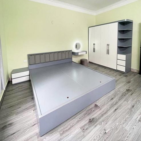 Combo Giường Tủ Hiện Đại Gỗ MDF CB-51