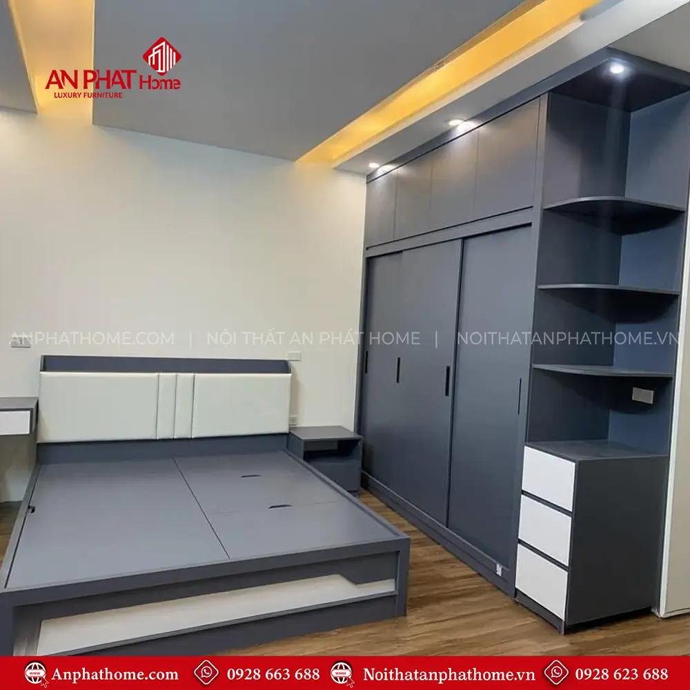 Combo Giường Tủ Nội Thất Phòng Ngủ CB-44 5 Combo Giường Tủ Nội Thất Phòng Ngủ CB-44