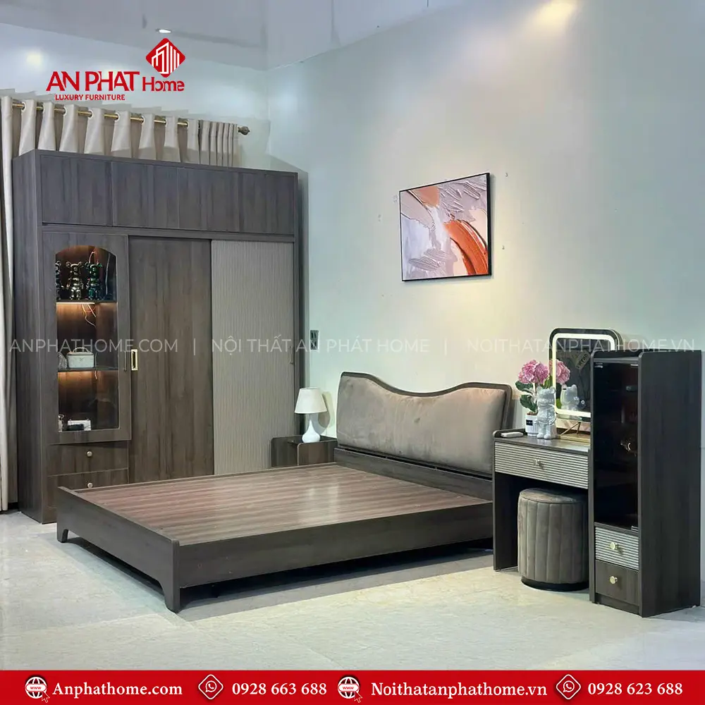 Combo Giường Tủ Phòng Ngủ Đẹp CB-103 5 Combo Giường Tủ Phòng Ngủ Đẹp CB-103