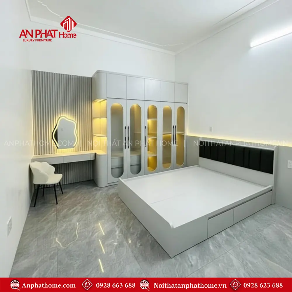 Combo Phòng Ngủ An Phát Hiện Đại CB-55 9 Combo Phòng Ngủ An Phát Hiện Đại CB-55