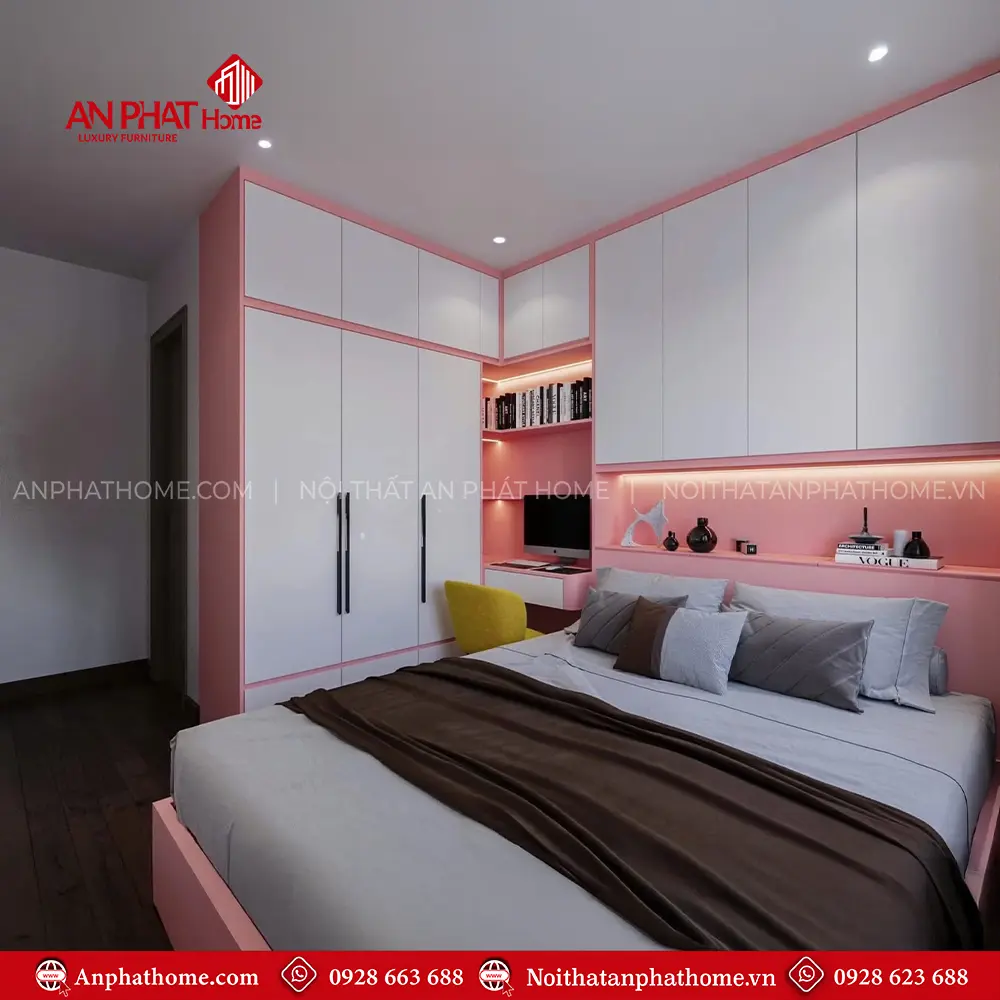 Combo Phòng Ngủ Đẹp Cho Bé Gái CB-59 6 Combo Phòng Ngủ Đẹp Cho Bé Gái CB-59